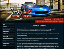 Tablet Screenshot of corvette-performance-expert.com